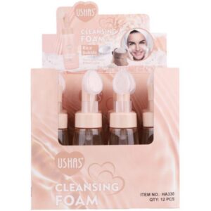 Spumă Facială cu Extract de Orez USHAS 240g – Masaj, Curățare & Hidratare