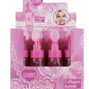 Spumă Curățare USHAS cu Colagen 240g – Purificare și Revitalizare a Tenului
