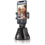 Selfie Stand cu Senzor Inteligent – Rotire 360° pentru Video și Streaming