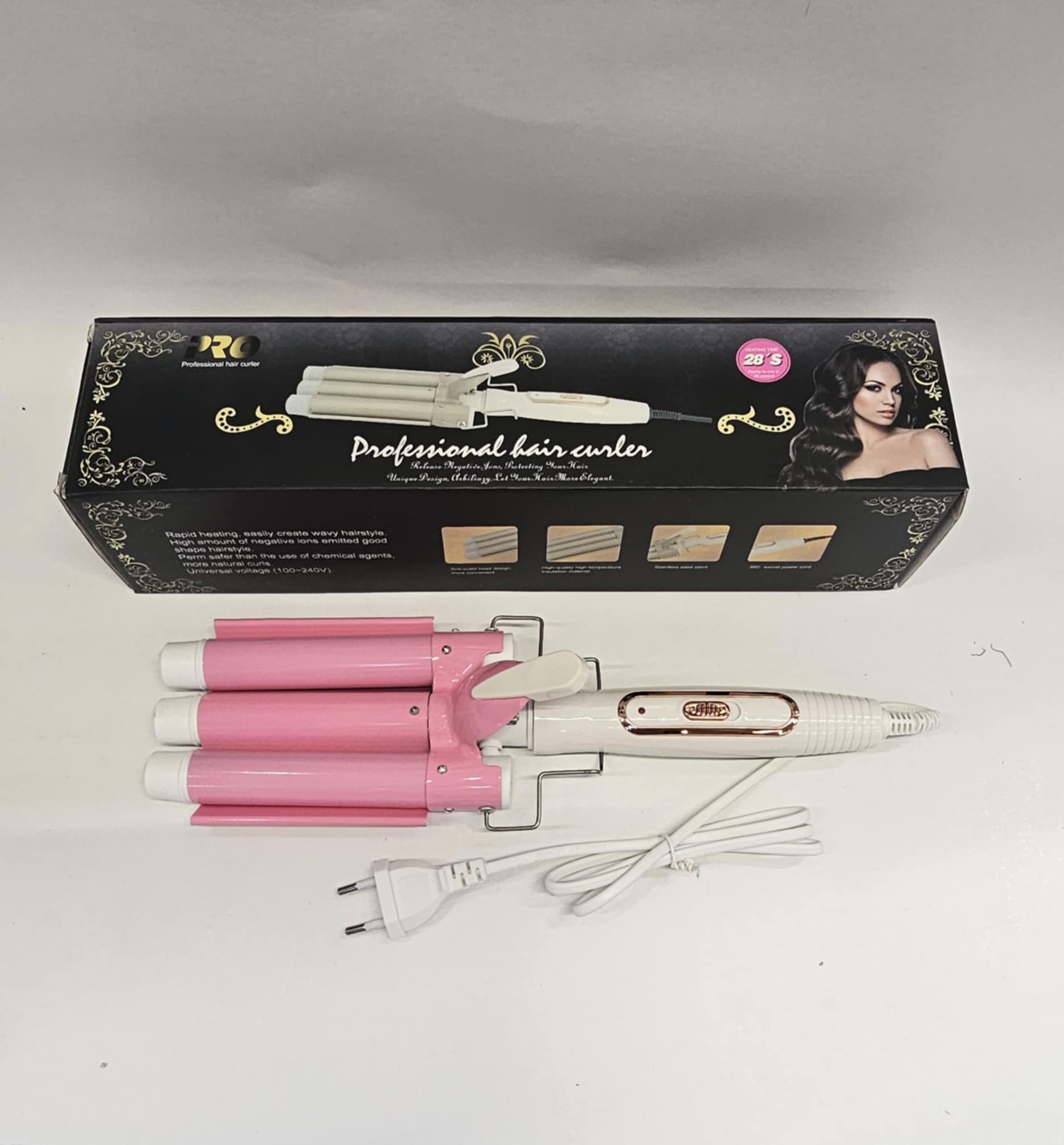 Ondulator 3 Bare Profesionist – Stilizare Rapidă și Rezistentă - imagine 2