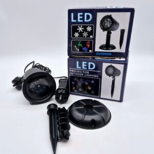 Laser LED Exterior – Proiecții de Crăciun și Iarnă, Decor Festiv