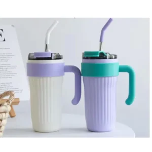 Cană Termos Izolată 860ml – Portabilă, Ergonomic, Perfectă pentru Birou sau Călătorii