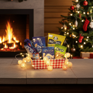 Labubu Bascket de Moș Nicolae – Jucărie Labubu + Dulciuri, Cadou Magic pentru Copii