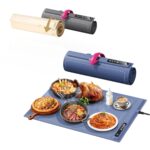 Plită Multifuncțională Electrică 61×40cm – Covoraș Încălzitor Portabil & Rulabil cu Termostat Digital pentru Mâncare